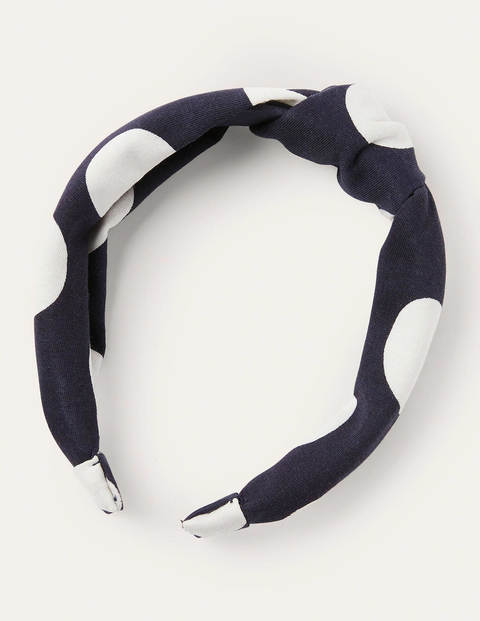 Knotted Headband - French Navy Knotted Headband - French Navy