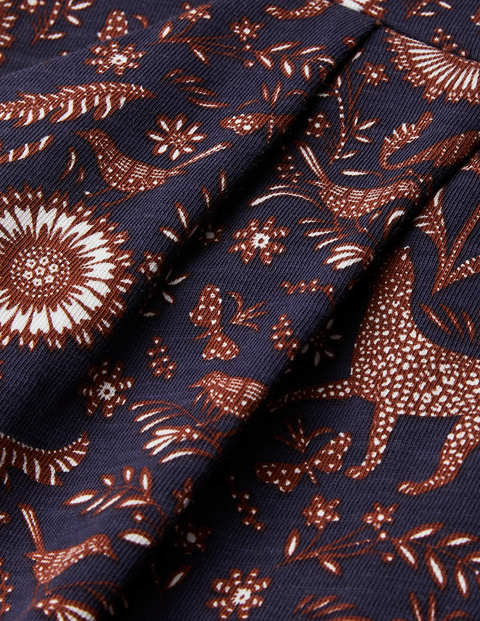 Penny Jersey Dress - Navy, Magical Garden Penny Jersey Dress - Navy, Magical Garden