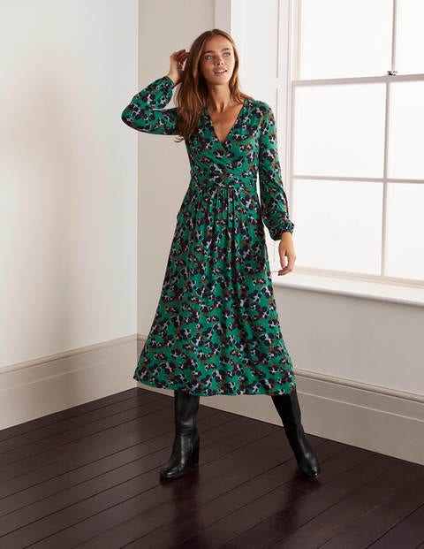 Hayden Jersey Dress - Wild Meadow, Wild Floret Hayden Jersey Dress - Wild Meadow, Wild Floret