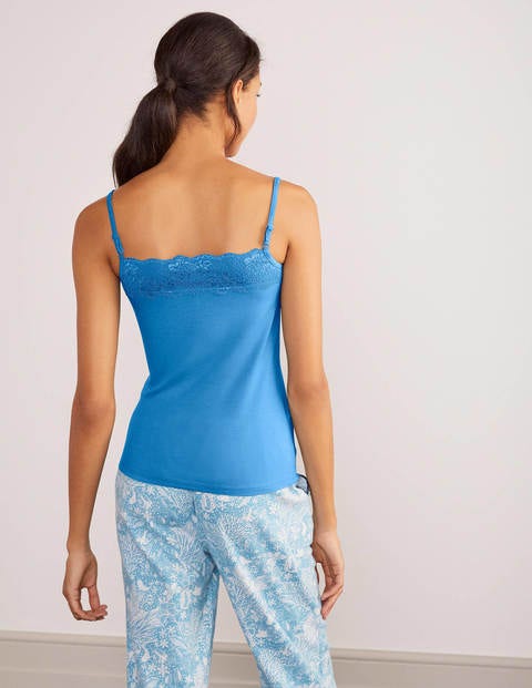 Lace Cami - Lomond Blue Lace Cami - Lomond Blue