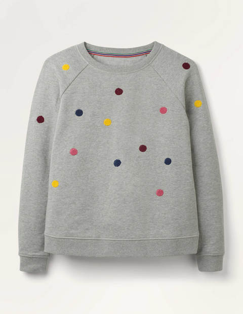 The Sweatshirt - Grey Marl, Boucle Spot The Sweatshirt - Grey Marl, Boucle Spot