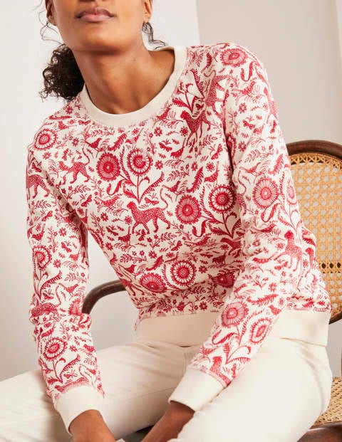 The Sweatshirt - Poinsettia, Magical Garden The Sweatshirt - Poinsettia, Magical Garden