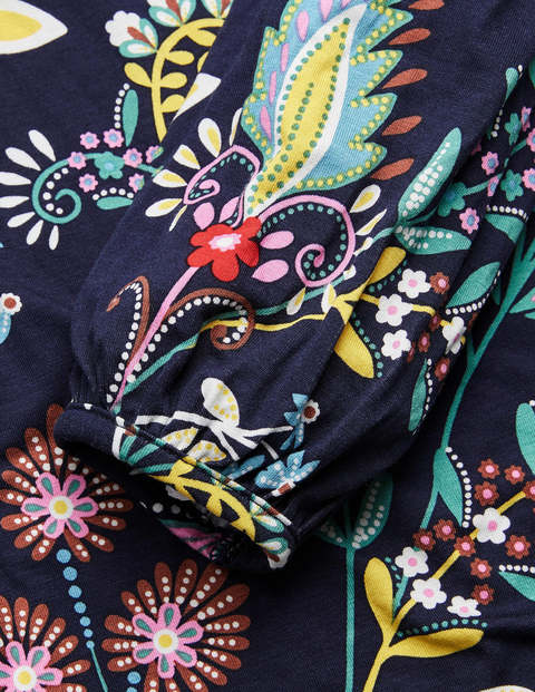 Natasha Jersey Top - Navy, Heritage Bloom Natasha Jersey Top - Navy, Heritage Bloom