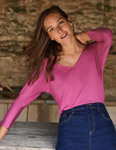 Supersoft Easy Voop Tee - Berry Sorbet Supersoft Easy Voop Tee - Berry Sorbet