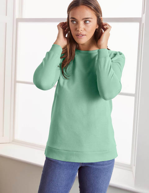 Puff Sleeve Sweatshirt - Icicle Green Puff Sleeve Sweatshirt - Icicle Green