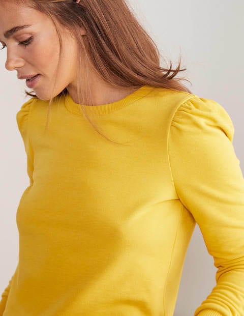 Puff Sleeve Sweatshirt - Canary Puff Sleeve Sweatshirt - Canary