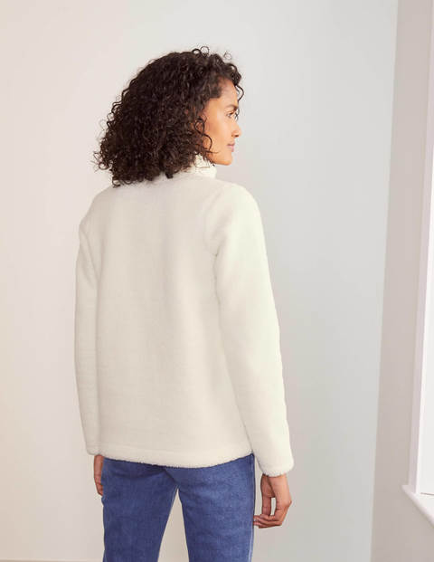 Pull Martha duveteux - Ivoire/bleu marine Pull Martha duveteux - Ivoire/bleu marine