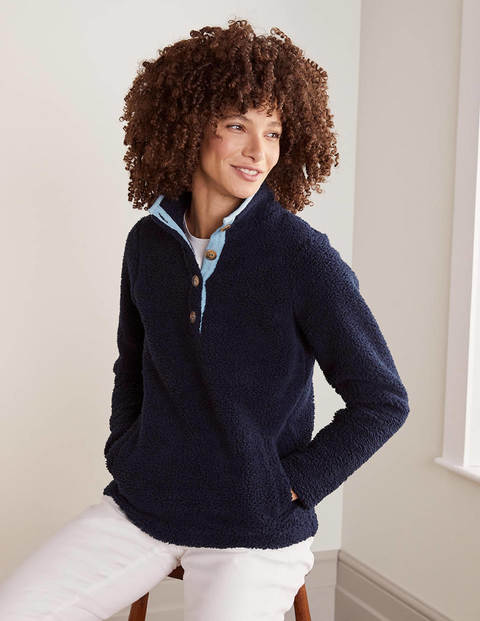 Pull Martha duveteux - Bleu marine/bleu glacé Pull Martha duveteux - Bleu marine/bleu glacé