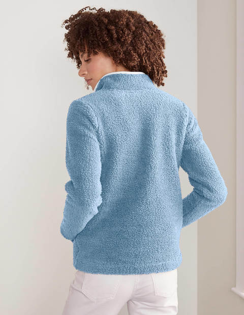 Pull Martha duveteux - Bleu givré/ivoire Pull Martha duveteux - Bleu givré/ivoire