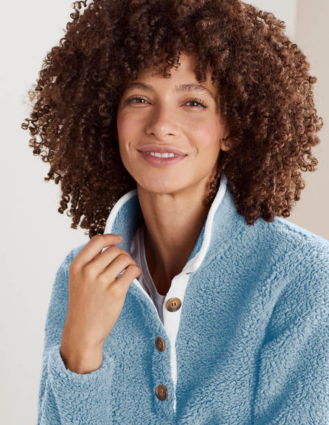 Pull Martha duveteux - Bleu givré/ivoire Pull Martha duveteux - Bleu givré/ivoire