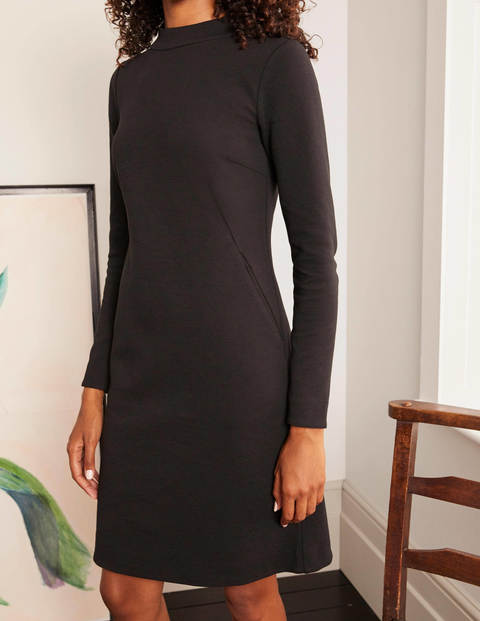 Henrietta Ottoman-Kleid - Schwarz Henrietta Ottoman-Kleid - Schwarz