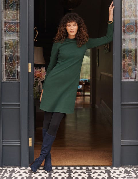 Henrietta Ottoman Dress - Deep Forest Henrietta Ottoman Dress - Deep Forest