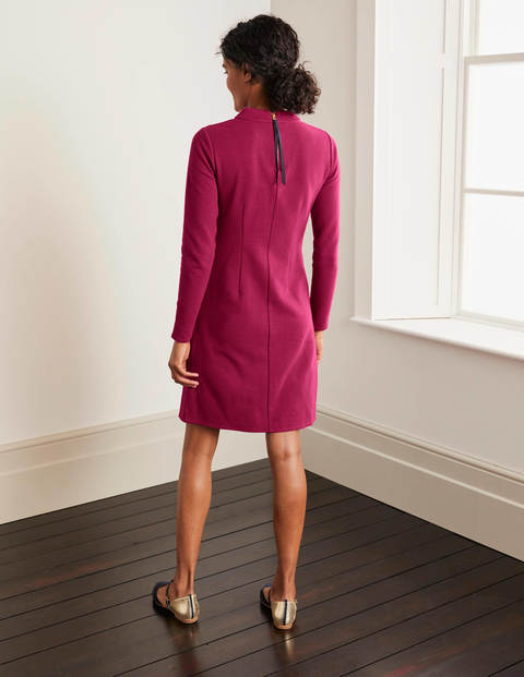 Henrietta Ottoman-Kleid - Warmes Cranberry-Rot Henrietta Ottoman-Kleid - Warmes Cranberry-Rot