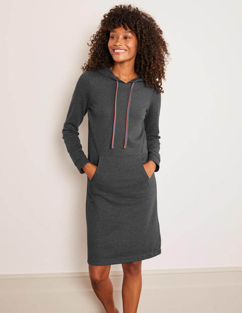 Oriel Sweatshirt Kleid Anthrazit Meliert | Boden DE Oriel Sweatshirt Kleid Sattes Pink | Boden DE