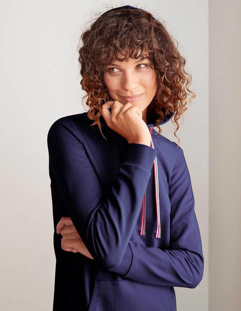 Oriel Sweatshirt Dress - Navy Oriel Sweatshirt Dress - Navy