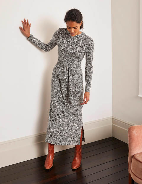 boden black midi dress