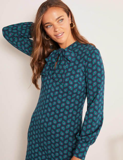 Bess Shift Dress - Navy, Pretty Teardrop Bess Shift Dress - Navy, Pretty Teardrop