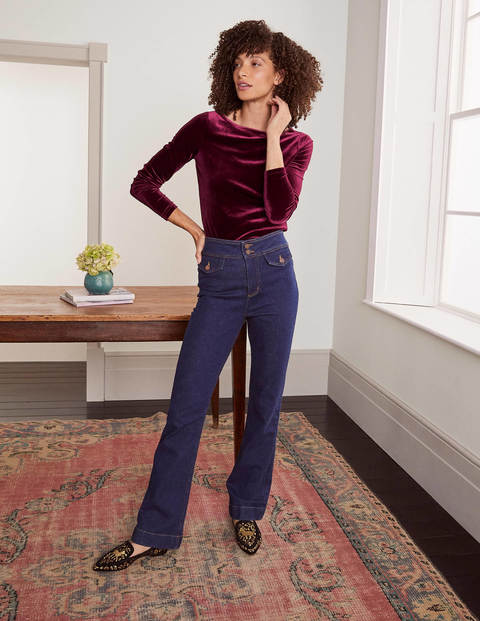 Hazel Velvet Top - Ruby Ring Hazel Velvet Top - Ruby Ring