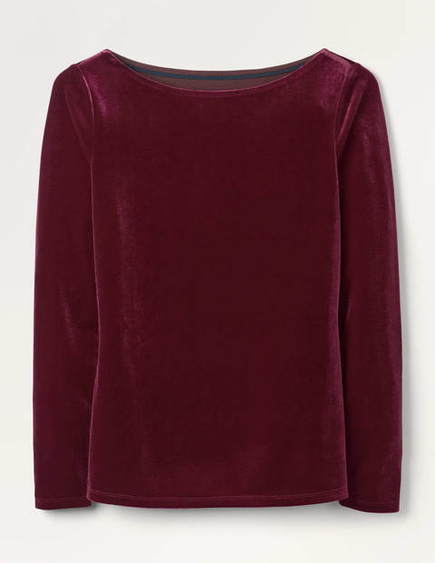 Hazel Velvet Top - Ruby Ring Hazel Velvet Top - Ruby Ring