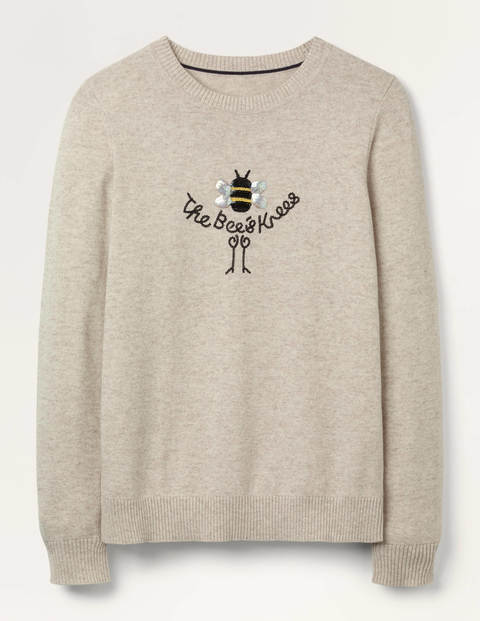 Estella Jumper - Oatmeal, Bee's Knees Estella Jumper - Oatmeal, Bee's Knees