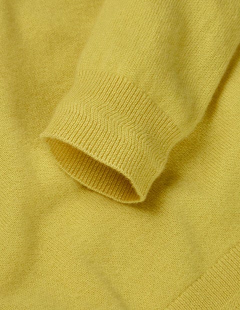 Cashmere Roll Neck Jumper - Canary Cashmere Roll Neck Jumper - Canary