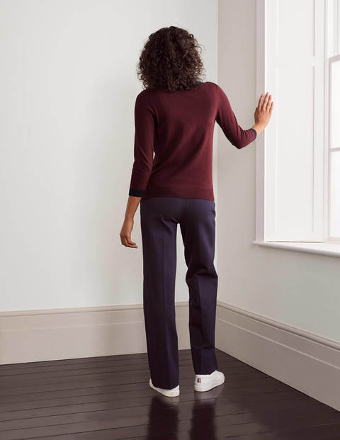 Pull Gloucester en coton - Acajou Pull Gloucester en coton - Acajou