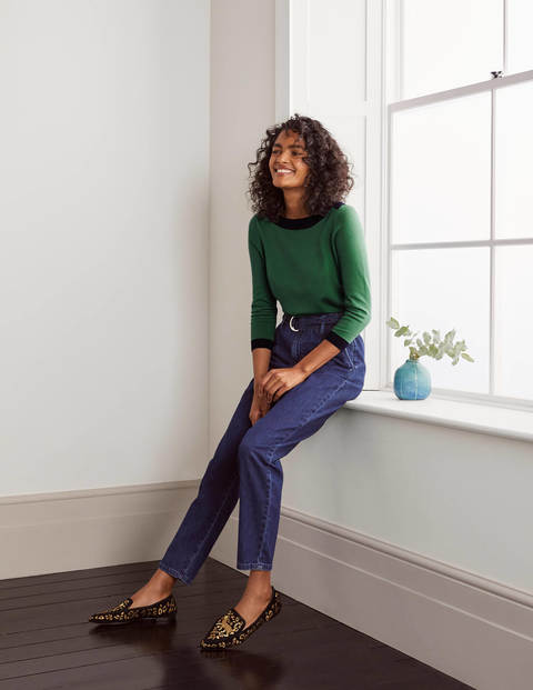 Gloucester Cotton Jumper - Sage Green Gloucester Cotton Jumper - Sage Green