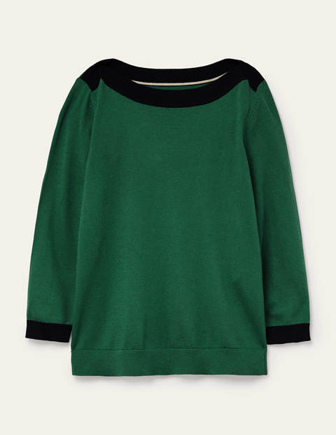 Gloucester Cotton Jumper - Sage Green Gloucester Cotton Jumper - Sage Green