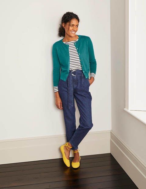 Eldon Crop Cardigan - Vibrant Teal Eldon Crop Cardigan - Vibrant Teal