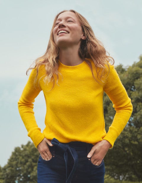 Rosslyn Fluffy Jumper - Maize Rosslyn Fluffy Jumper - Maize
