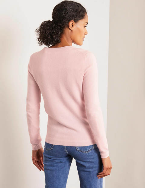 Cashmere Crew Cardigan - Milkshake Cashmere Crew Cardigan - Milkshake