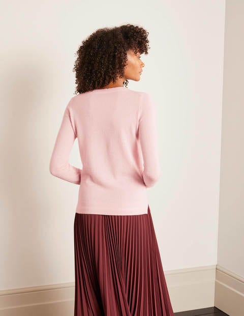 Cashmere Crew Neck Sweater - Milkshake Cashmere Crew Neck Sweater - Milkshake