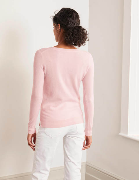 Cashmere V-neck Sweater - Milkshake Cashmere V-neck Sweater - Milkshake