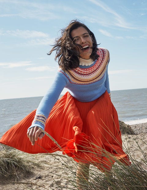 Aberdeen Fair Isle Jumper - Linseed Aberdeen Fair Isle Jumper - Linseed