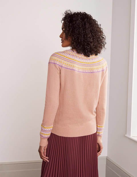 Aberdeen Fair Isle Jumper - Milkshake Aberdeen Fair Isle Jumper - Milkshake