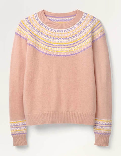 Aberdeen Fair Isle Jumper - Milkshake Aberdeen Fair Isle Jumper - Milkshake
