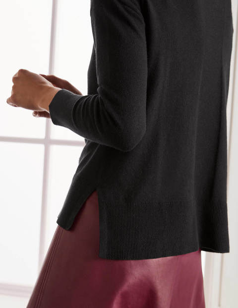 Chaldon Stitch Detail Sweater - Black Chaldon Stitch Detail Sweater - Black