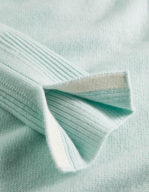 Derby Lockerer Kaschmirpullover - Glasblau Derby Lockerer Kaschmirpullover - Glasblau
