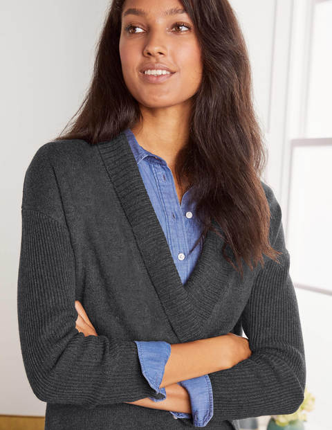 Stratford Cardigan - Anthrazit Melange Stratford Cardigan - Anthrazit Melange