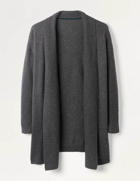 charcoal cardigan