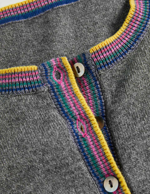 Marlborough Henley-Kleid - Anthrazit Melange Marlborough Henley-Kleid - Anthrazit Melange