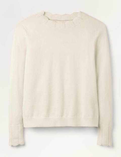 Pull Hambleden festonné - Ivoire Pull Hambleden festonné - Ivoire