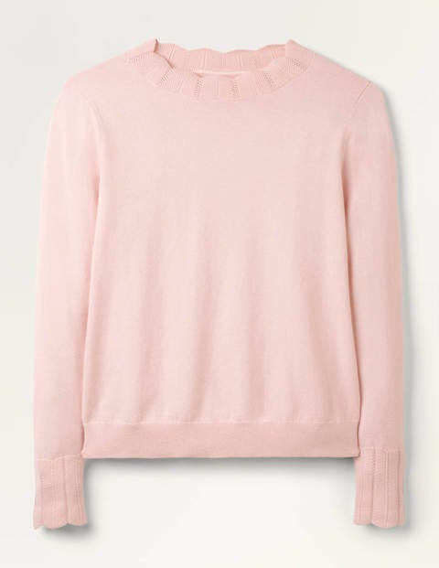 Hambleden Scallop Sweater - Milkshake Hambleden Scallop Sweater - Milkshake