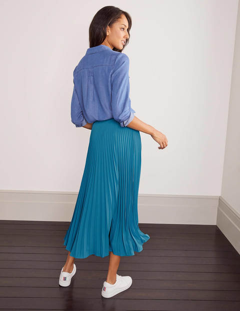 Kristen Pleated Skirt - Gemstone Kristen Pleated Skirt - Gemstone