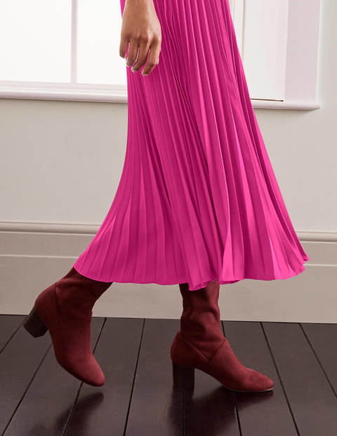 Kristen Pleated Skirt - Pink Flambé Kristen Pleated Skirt - Pink Flambé