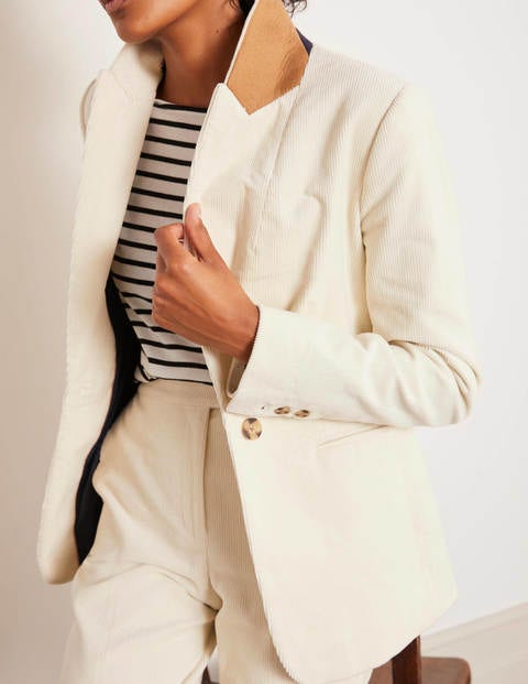 Davies Cord Blazer - Ecru Davies Cord Blazer - Ecru