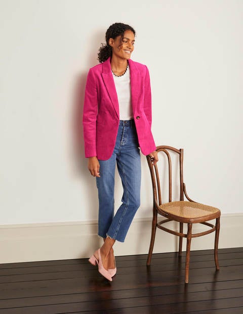 Davies Cord Blazer - Pink Flambe Davies Cord Blazer - Pink Flambe