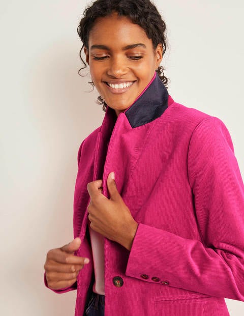 Davies Cord Blazer - Pink Flambe Davies Cord Blazer - Pink Flambe