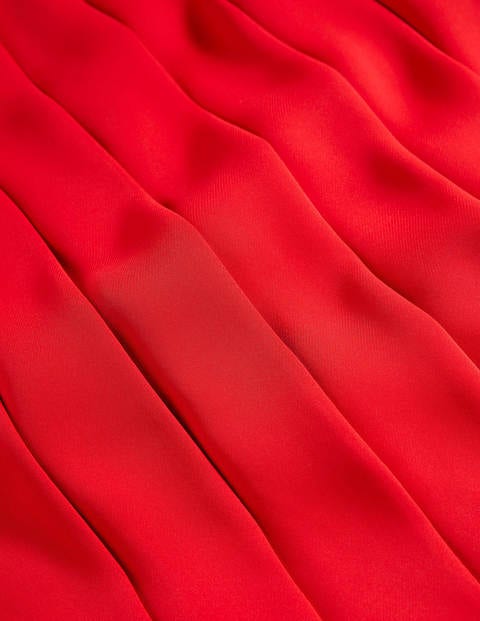 Musgrove Pleated Skirt - RED Musgrove Pleated Skirt - RED