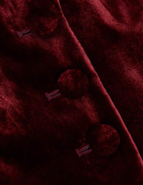 Kingsley Velvet Jacket - Ruby Ring Kingsley Velvet Jacket - Ruby Ring